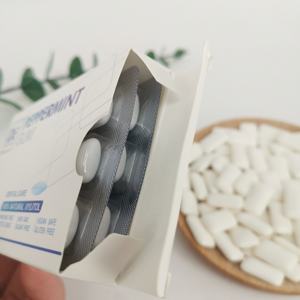 Chewing-gum au xylitol certifié halal, 12g <span class=keywords><strong>de</strong></span> bonbons casher dans un emballage blister Offres Spéciales à la menthe poivrée et au <span class=keywords><strong>goût</strong></span> fruité - Product Image 4