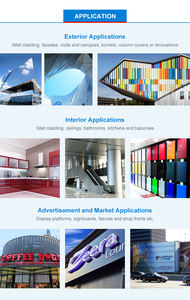 Panneau de revêtement mural perforé en aluminium Alucobond, panneau <span class=keywords><strong>composite</strong></span> en aluminium Reynobond ignifuge pour revêtement en béton - Product Image 3