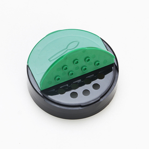 63Mm PP Nhựa Gia Vị Shaker Cap Đôi Cái Mỏ Có Nắp Đậy Bướm Mũ Lật Top Nắp Cho Lọ Chai - Product Image 2