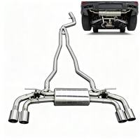 Tuyau d'échappement Catback DZ à haut débit, poli miroir, épaisseur 1,5 mm, pour G30 540i, kit silencieux de performance en acier inoxydable, garantie 3 ans