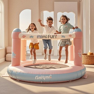 Casa de rebote inflable grande para niños de alta calidad para interiores/exteriores, puente de juego para niños pequeños, área de Salto Grande con soplador - Product Image 1