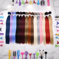 Extensiones de Cabello Sintético Rizado Francés de Calidad de Fábrica para Trenzas, Cabello Liso para Trenzar, Extensiones de Cabello Natural