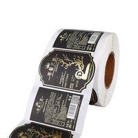 Étiquettes autocollantes personnalisées, imperméables, réutilisables, durables, en aluminium recyclé, écologiques, durables, pour l'emballage des aliments et des boissons