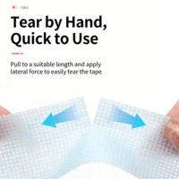 Ruban en gel de silicone pour extensions de cils, sans latex, pour peaux sensibles, respirant, retrait sans douleur, pour accessoires de maquillage