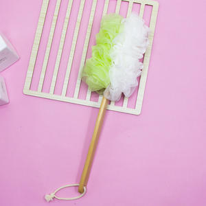 Offre Spéciale exfolier corps Long manche en bois dos douche épurateur <span class=keywords><strong>Ultra</strong></span> doux Double couleurs <span class=keywords><strong>bain</strong></span> éponge douche brosse - Product Image 5