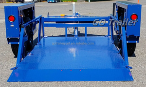 Rimorchio a pianale di rimorchio ad aria del rimorchio 10000lbs/4535KG del carico del rimorchio con il ponte piatto - Product Image 4