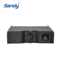 Haut-parleur extérieur étanche, double 10 pouces, système de sonorisation professionnel Line Array passif