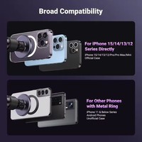 Support de téléphone magnétique UGREEN pour voiture, fixation sur grille d'aération, aimant le plus puissant, pour iPhone 17 16