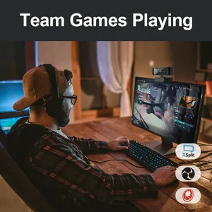 Cámara <span class=keywords><strong>Web</strong></span> QHD 1080P con enfoque automático, <span class=keywords><strong>Zoom</strong></span> Digital 4X con micrófonos duales, privacidad obturador, webcam digital 30 fps - Product Image 6