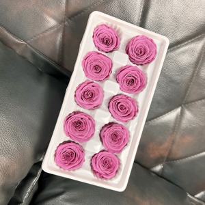 Décoration de la Saint-Valentin, vente en gros de têtes de roses de 5-6 cm, fleurs <span class=keywords><strong>éternelle</strong></span>s multicolores de qualité supérieure, fournisseur pour fleuristes - Product Image 3