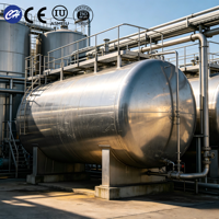 Réservoir de gaz de pétrole liquéfié en acier inoxydable de haute qualité 100m3 pour usine, certifié ASME CE pour usage industriel