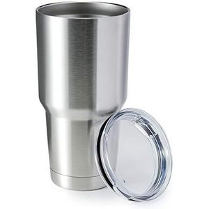 Gobelet de 30oz avec couvercle, gobelet à café isolé sous vide en acier inoxydable, tasse thermique de voyage à double paroi enduite de poudre - Product Image 2