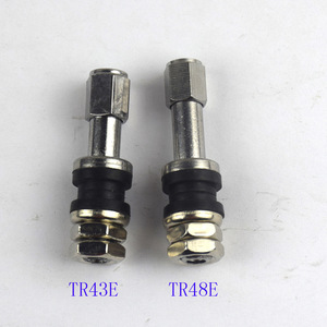 Válvula de Neumático Sin Cámara Tr43E Tr48E para Coche, Motocicleta, Vehículo Eléctrico, Repuesto, Reparación, Material de Cobre, Tipo Americano - Product Image 1