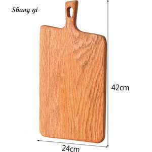 <span class=keywords><strong>Planche</strong></span> à découper en chêne <span class=keywords><strong>massif</strong></span> avec trou de suspension, <span class=keywords><strong>planche</strong></span> de service en bois naturel pour la préparation des aliments - Product Image 5