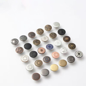 Phong Cách Mới Chất Lượng Cao Cổ Điển 17 Mm Nút Quần Jean Và Đinh Tán Biểu Tượng Tùy Chỉnh Denim Kim Loại Tack Nút Quần Jean Cho Quần Jean - Product Image 5