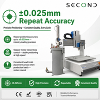 Machine de distribution de colle automatique de bureau à 3 axes de haute précision 0,025 mm certifiée CE ISO avec système d'alimentation en colle de 2600 ml