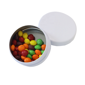 Caja Metálica Redonda Personalizada a Prueba de Niños, para Golosinas, Gomitas, Chocolate, Frutos Secos, Mentas - Product Image 2