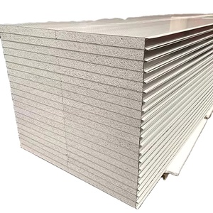 Màu thép bọt cách âm tấm Tường Cách Nhiệt Trọng lượng nhẹ kim loại xây dựng bảng EPS Tấm bánh sandwich - Product Image 2