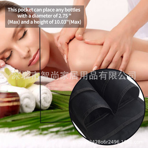 Massage Bottle Bag Waist Pack Adjustable Strap 5-9 Pockets Cell Phone Holder Beauty Tool Storage - Product Image 3