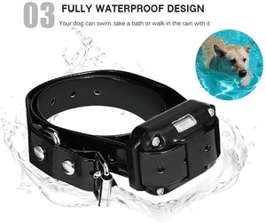 Dispositivo antiladridos recargable Productos para mascotas Dejar de ladrar Perro Entrenamiento de choque <span class=keywords><strong>Collar</strong></span> de control antiladridos - Product Image 2