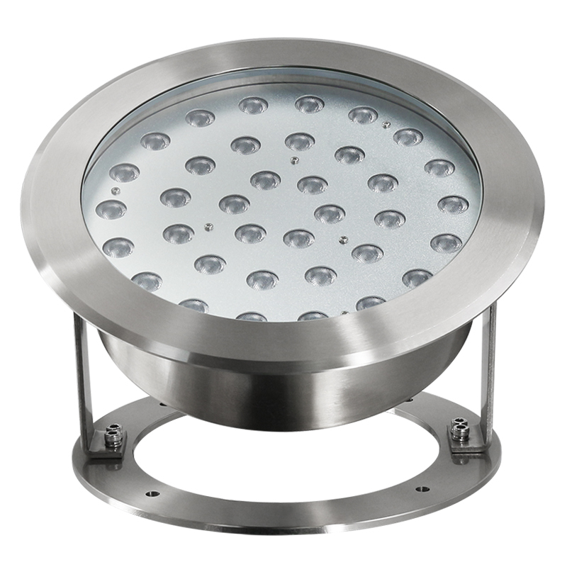 304 Stainless Steel 24V 4W RGBW 4-in-1 DMX512 Control Floating IP68 Waterproof Super Bright Dimmable Pool LED Underwater Lights