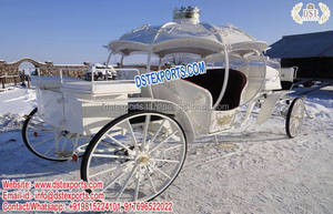 Carrosse de mariage en forme de citrouille pour princesse royale, design moderne en métal léger, personnalisable, DST EXPORTS - Product Image 5