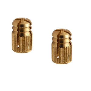 カスタム真鍮CNC旋削拡張埋め込みナット - 工業用純銅拡張ダボ - Product Image 3
