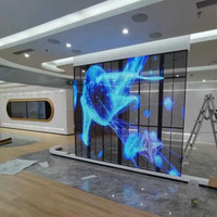 Écran publicitaire mural vidéo LED fixe haute luminosité P3.91 P7.8 affichage d'écran maillé LED Transparent pour magasin de shopping