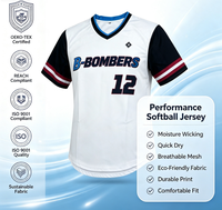 Maillot de baseball et de softball personnalisé de haute qualité, respirant, à séchage rapide, durable, avec faible MOQ