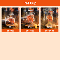 Gobelets en plastique PET transparents personnalisés avec logo imprimé, jetables, pour emporter, 8oz, 12oz, 14oz, 16oz, avec couvercles