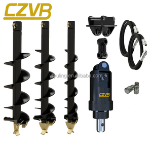 <span class=keywords><strong>Tarière</strong></span> hydraulique robuste pour excavatrice, machine de forage de roche, durable, avec attache rapide, garantie 12 mois - Product Image 1