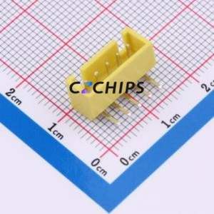 WAFER-HA2.54-5PWZ-H62 Wire-to-<b>Board</b> <b>Pin</b> Header Bent Lead Through Hole,P=2.54mm Connector 1x5P 2.5mm Right Angle Insert XHB - Product Image 1