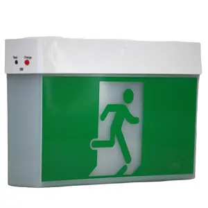 AA/AS2293 quickfit 4w LiFePO4 Battery Rechargeable LED Exit sign board,24m viewing distance Running man LED exit sign board