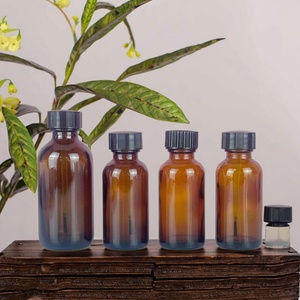 Glass Dropper <b>Bottles</b> Wholesale 100ml Essential Oil <b>Bottle</b> 1oz Dropper <b>Bottle</b> With Brush - Product Image 2