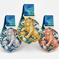 CNAWO Tier-Design Medaille Trophäe Souvenir Geschenke Kundenspezifischer Siebdruck Chinesisches Neujahr Weihnachten Ostern