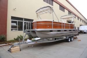 China Factory Direct 6m 21ft Aluminio Lujo Bote de remos Certificado CE Multipropósito Ocio Casa flotante para Lake River Todos los barcos - Product Image 6