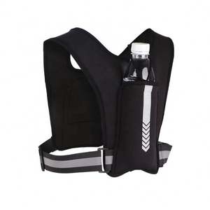 Wholesale <b>Sports</b> Customized Men Phone Holder Unisex Safety Vest Backpack Reflective Running Vest with <b>Bottle</b> Holder - Product Image 1