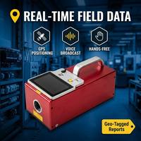 Lighten Traffic Portable Digital Road Marking Retroreflectometer IP55 Protection High Accuracy 1 Year Warranty Auto Testing GPS
