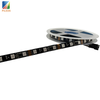 Strip LED Addressable 12V RGB GS8208 WS2815 WS2818 TM1934 5050 60 LED Pixel Dual Signal Berbahan Tembaga, Dapat Diredupkan
