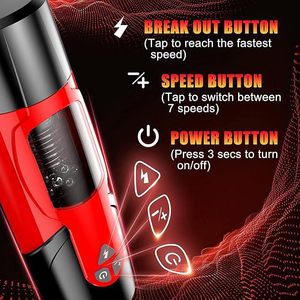 Automatica degli uomini masturbatore vibratore grandi dimensioni Auto pene masturbazione macchina giocattoli del sesso per l'uomo - Product Image 4