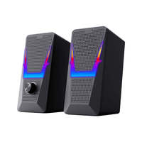 Altavoz USB Portátil Pequeño de 6W OEM con Cable RGB para PC, Computadora, Juegos, Laptop, Woofer