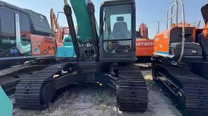 Excavatrice Kobelco SK210 d'occasion, 21 tonnes, haute qualité, d'occasion, avec moteur, boîte de vitesses, pompe et PLC en stock - Product Image 5