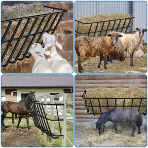 Porte-<span class=keywords><strong>foin</strong></span> en métal pour animaux de ferme mangeoire pour moutons grande capacité mangeoire <span class=keywords><strong>à</strong></span> <span class=keywords><strong>foin</strong></span> pour bovins <span class=keywords><strong>chevaux</strong></span> supports <span class=keywords><strong>à</strong></span> <span class=keywords><strong>foin</strong></span> muraux pour moutons - Product Image 4