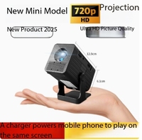 Projecteur de camping T1-Essential, design portable avec batterie intégrée, prêt pour l'extérieur, 1080P, mini taille, mise en miroir sans fil des écrans de smartphones