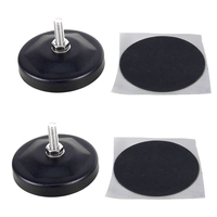 Support de montage frontal magnétique en alliage d'aluminium de 3 pouces pour barre lumineuse LED, idéal pour les véhicules tout-terrain, SUV, VTT, camions