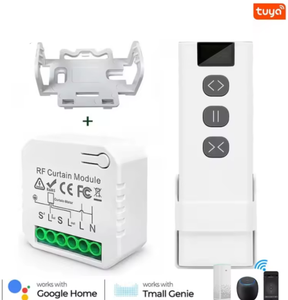 <span class=keywords><strong>Module</strong></span> de commutation de télécommande pour rideau intelligent, télécommande pour <span class=keywords><strong>volet</strong></span> <span class=keywords><strong>roulant</strong></span> électrique, Tuya <span class=keywords><strong>WiFi</strong></span> 433 MHz - Product Image 1