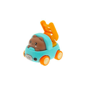 Ours coloré retirer voiture plastique Friction ingénieur véhicule pour enfants 65mm Surprise Capsule jouets - Product Image 3