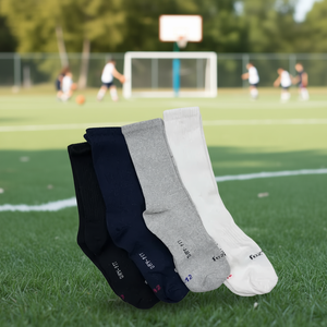 Calcetines deportivos Fozter, calcetines largos de algodón, 3 pares para adultos y niños, estilo atleta clásico, absorbentes del sudor - Product Image 2