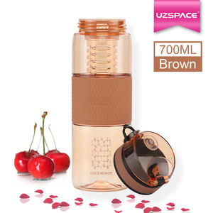 Bottiglia d'acqua a prova di perdite in plastica portatile trasparente personalizzata all'ingrosso nuova bottiglia d'acqua in plastica quadrata con <span class=keywords><strong>Lope</strong></span> - Product Image 6