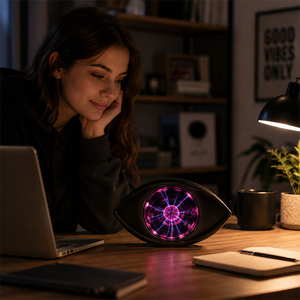 Lampada al Plasma a Forma di Occhio USB, Novità Interessante, Sfera al Plasma Statica con Effetto Magico al Tocco per Decorazioni Casa, Feste <span class=keywords><strong>e</strong></span> Regali - Product Image 4